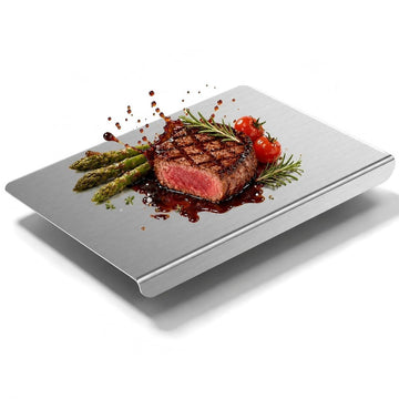 Titanium Cutting Boards for Kitchen, Double-sided non-toxic Pure Titanium Cutting Board, Dishwasher Safe Chopping & Kneading Board for Meat, Fruits, Vegetables & Baking,With Cutting Mat,"16 * 12"