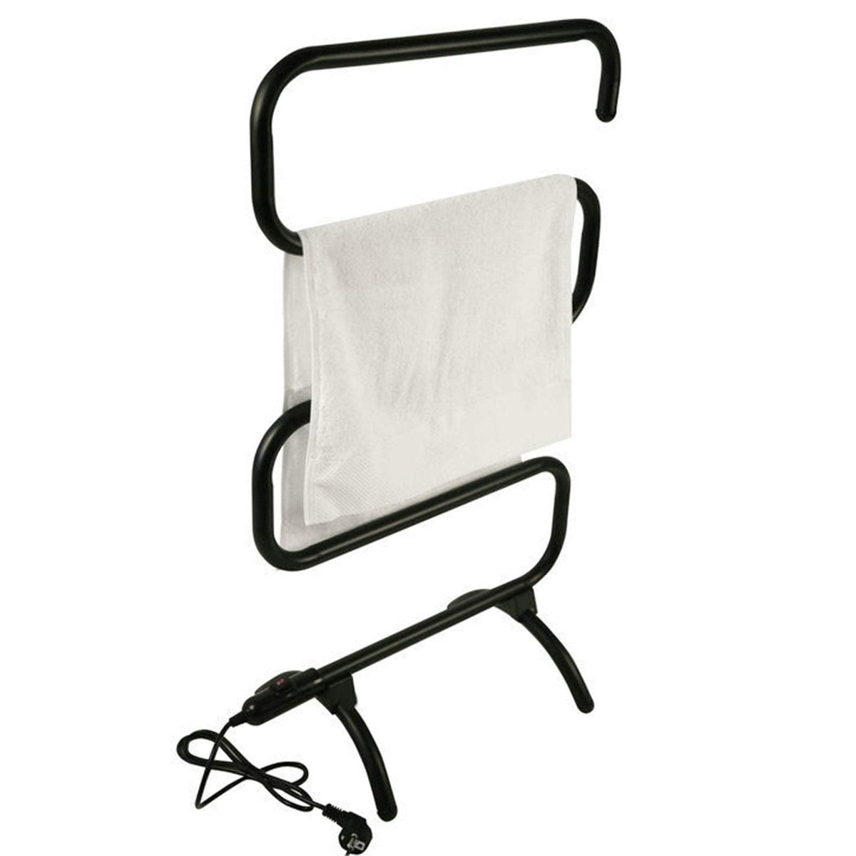 Electric Towel Warmer Rack, Towel Heater, Freestanding and Wall Mounted Design Towel Hanger, Home Bathroom Towel Drying Rack
