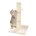 Marchul Cat Scratching Post with Wide-Base, Heavy Duty Thick, Sisal Cat Scratcher Posts 26.7 Inches with Hanging Ball for Kittens Medium Cats and Multiple Cats Households