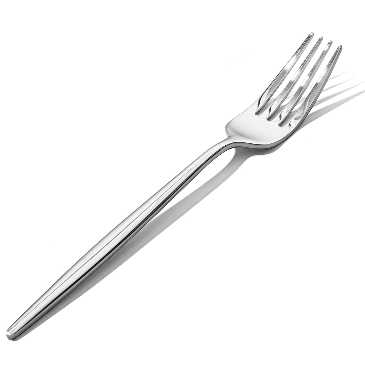 4-Piece Dinner Forks Set (8.5"), Food Grade 18/10 Stainless Steel Forks Silverware, Metal Salad Fork for Home and Kitchen, Weddings, Party, Restaurant, Mirror Polished & Dishwasher Safe