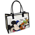 Cute Canvas Tote Bag with Zipper & Inner Pocket, Reusable Gift Bag for Women, Large Work Beach Travel Tote