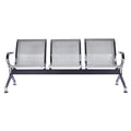 Buenotoys 3-seat Waiting Room Chairs - Waiting Room Bench with Arms Airport Reception Bench Guest Reception Chairs Lobby Bench Waiting Area for