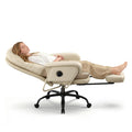 Flexispot Ergonomic Office Chair with Footrest High Back Computer Desk Chairs Indoor Lounge Chair with Wheels 90-165° Reclining Lumbar Support,