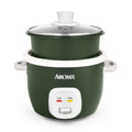 AROMA® CoreCoat Rice Cooker with Pop-Up Food Steaming Basket (4 Cups Cooked, 2 Cups Uncooked)