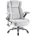 Famsway Fabric 600lbs Heavy Duty Office Chair with 5d Flip Arms for Heavy People,comfy Cloth Big and Tall Desk Chair with Pocket Spring
