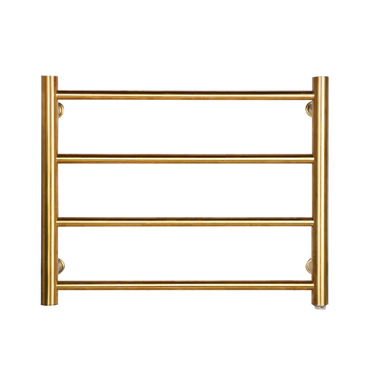 Electric Towel Warmer Wall Mounted Towels Heating Rack 4 Bar Stainless Steel Drying Rail for Home Bathroom Space Saving
