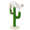 VETRESKA Cat Scratchers for Indoor Cats Cactus Cat Scratch Post Jute Rope, 31.5'' Tall Green Vertical Cactus Cat Tree Scratching Posts Protect Furniture