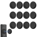 6 Pack Magnetic Remote Control Holder – Upgraded Silicone Magnetic Wall Mount for TV, Fan & Air Conditioner Remotes – Self-Adhesive, No-Drill Remote Control Holder Wall Mount (Circle Black)