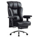 Efomao Big and Tall Office Chair 400 Lbs Capacity, Oversized Executive Desk Chair with Footrest, Extra Wide 23" Seat, High Back Ergonomic Pu