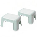 Small Plastic Step Stool - Anti-slip Abs Ba Th & Shower Stool Bathroom, Kitchen, Home & Garden, 2-pack, White-2pcs