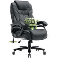 650lbs Big and Tall Office Chair for Heavy People,ergonomic High Back Pu Leather Computer Chair with Adjustable Lumbar Support,comfy Executive