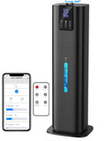 8L Smart Humidifiers for Bedroom Large Room, 2.1Gal Cool Mist Top Fill Diffuser Ambient Light, App & Remote Control, 3 Mist Modes, Quiet Humidifier for Home Office Plant