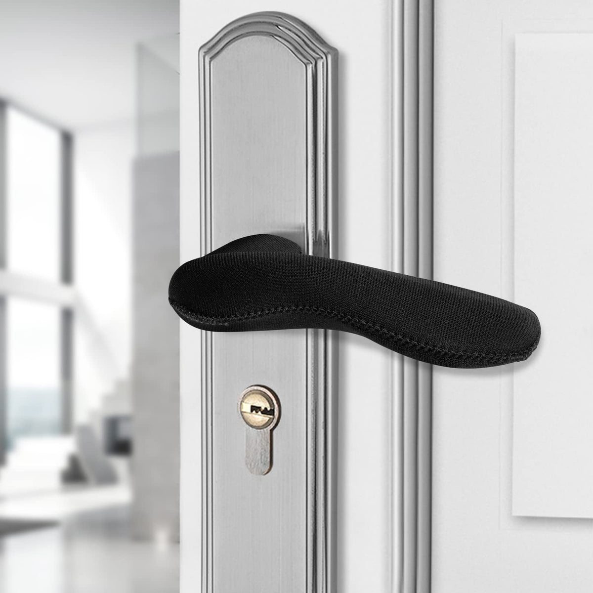 moonoom 4PCS Door Handle Covers - Anti-Scald Door Handle Protector Door Knob Cushion Cover Protect Hands from Burns and Chills