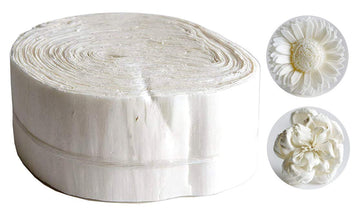 plawanature Natural White Sola Wood Roll for Sola Flower Crafting and Creative DIY Art Projects Jointvetch Sheet 100g