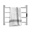 APUM Electric Towel Racks for Bathroom, Wall Mounted Home Intelligent Constant Temperature Heating Rod Plug-in Hardwired, Programmable Timer