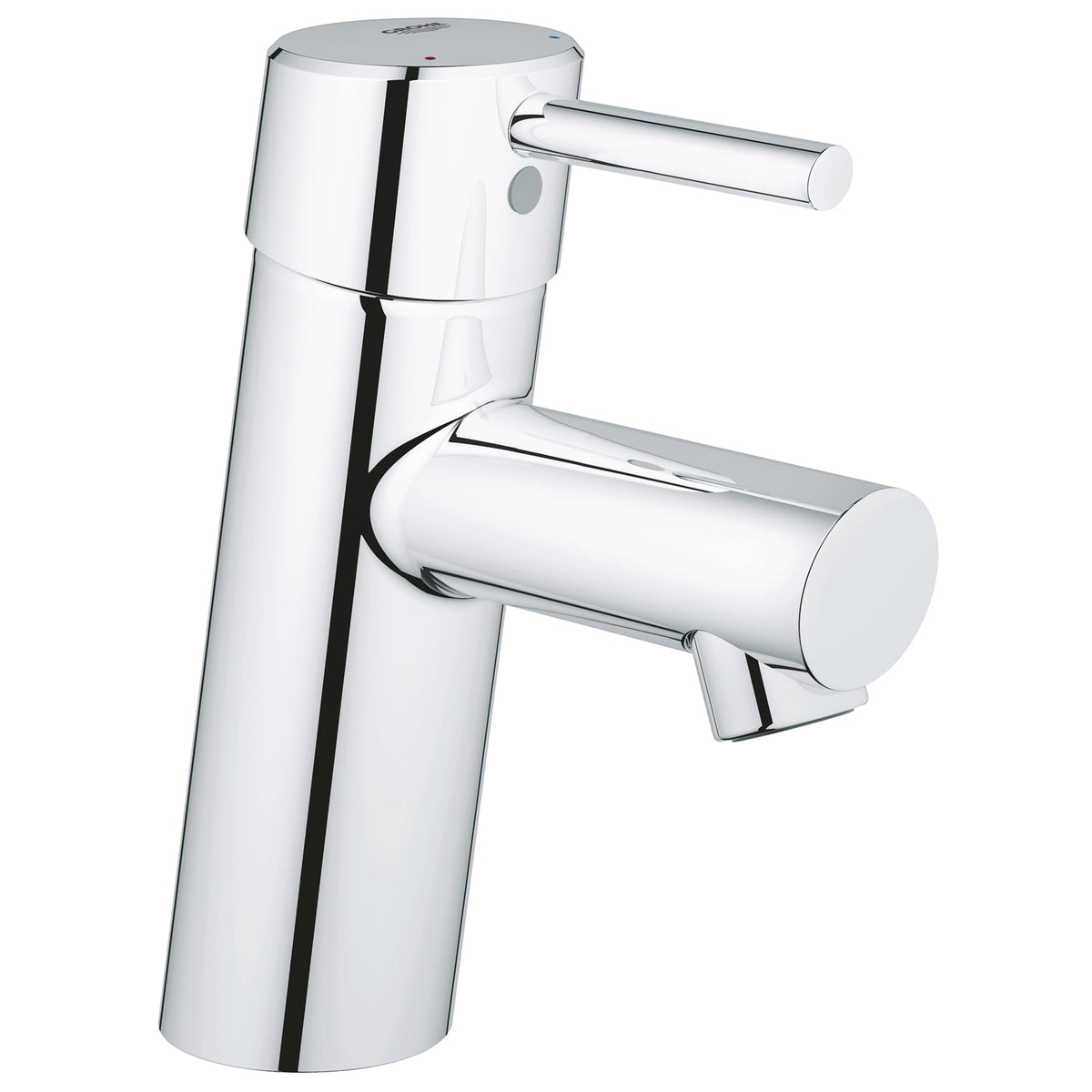 GROHE 3427100A Concetto S-Size Single-Handle Single-Hole Bathroom Faucet Without Pop-Up - 1.2 GPM
