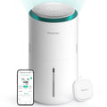 Provirtec MistFree Smart Humidifier for Bedroom, Evaporative Humidifier No White Dust, Auto Humidity & APP Control, 3L Water Tank Easy to Clean, Sleep Mode, Timing, Humidifiers for Nursery/Baby(White)