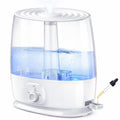 6L Humidifier for Home Bedroom, Perfect for Large Room 500 Sq Ft, 60-Hour Runtime, Ultrasonic Cool Mist Top Fill, Whisper Quiet 28dB, Auto Shut-Off & Night Light for Plants Baby Nursery