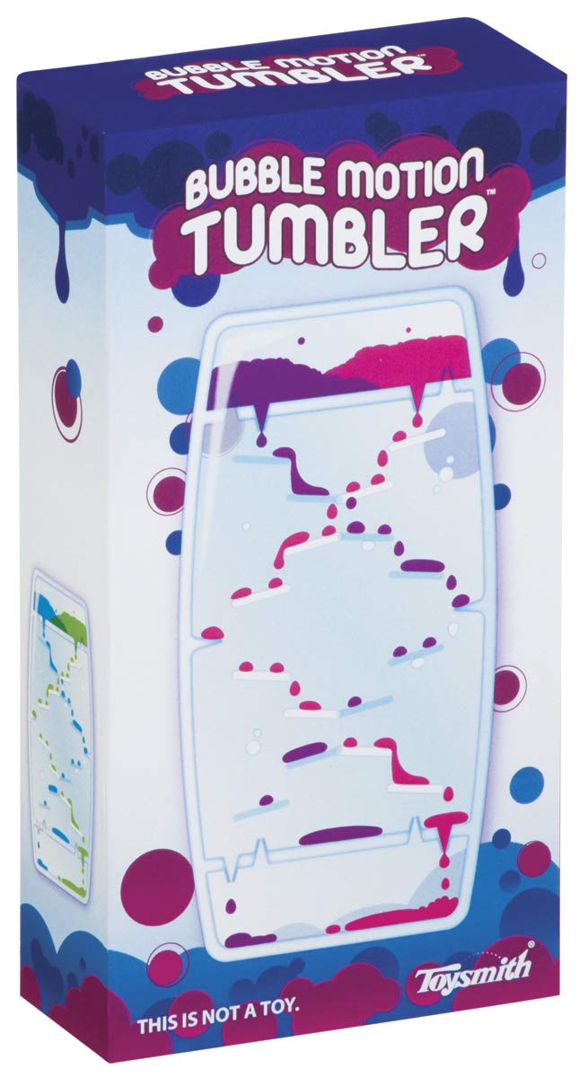 Toysmith Bubble Motion Tumbler, Colors Vary, Soothing, Stress Relief