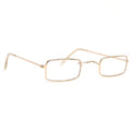 Skeleteen Old Man Costume Glasses - Rectangular Granny 100 Days of School Dress Up Eyeglasses - 1 Pair