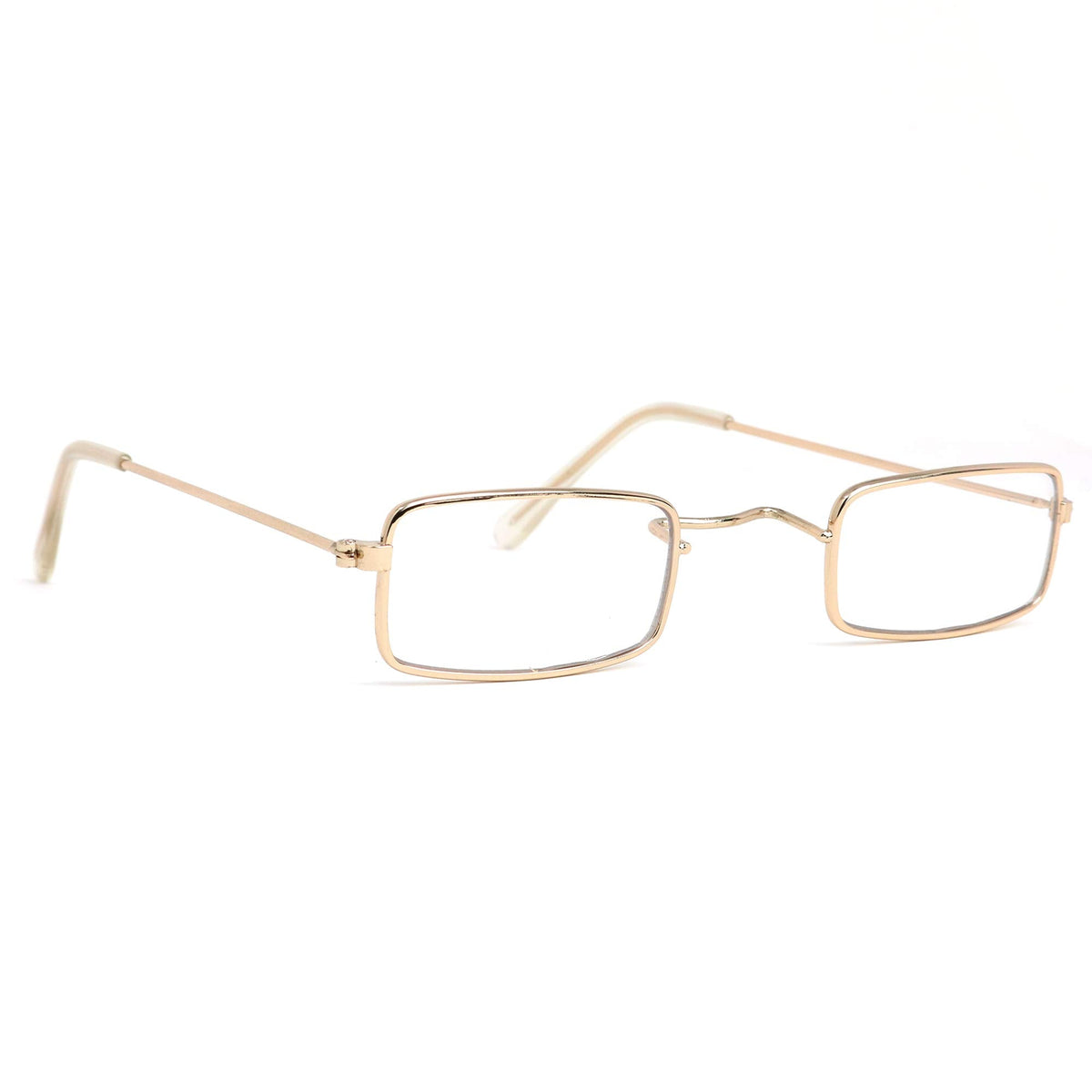 Skeleteen Old Man Costume Glasses - Rectangular Granny 100 Days of School Dress Up Eyeglasses - 1 Pair