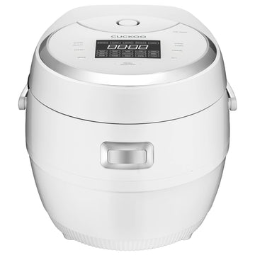 CUCKOO CR-1020F | 10-Cup (Uncooked) Micom Rice Cooker | 16 Menu Options: White Rice, Brown Rice & More, Nonstick Inner Pot, Designed in Korea | White (Renewed)