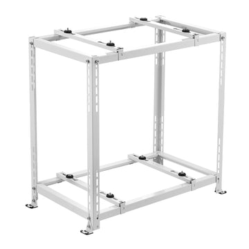 VEVOR Mini Split Ground Stand, Anti-Vibration Mini Split Stand for 9000-18000 BTU Ductless Air Conditioner Heat Pump, Heavy Duty AC Base Bracket Floor Mount w/ 551LBS Max. Load,Dual Levels