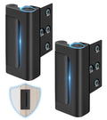 Door Reinforcement Lock for Front Door, Child Proof Top of Door Safety Latch Extra Flip Door Lock Withstand 800 Lbs High Home Security Night Guardian for Inward Swinging Doors Kids Safety Stop Entry