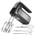 5-Speed 400W Hand Mixer Electric Handheld - Ultra-Powerful Handheld Mixer with Turbo Function & Eject Button, 5 Stainless Steel Attachments for Dough, Cream, Batter, Eggs & Baking