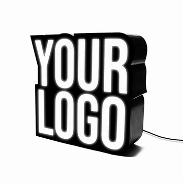 CAI&SEN Personalized Lightbox Business Sign | Custom Business Logo Sign | Sign for Office Storefront | can be used for Bar Game Room Home Business Shop Name Logo lightbox