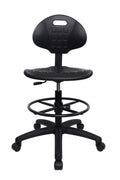 Take Ur Seat® Deluxe Drafting Lab Stool Chair, 18'' Adjustable Footring, 10'' Adjustable Height, 450 Lbs Seat Capacity, Heavy Duty, Shipped