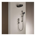 Wall Mounted Shower System, 2 Functions Shower Heads with Handheld Spray Combo, Bathroom Shower Faucet Set, Shower Fixtures, Shower Kit with Valve and Shower Head, Shower Sets for