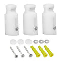 Towel Radiator Brackets 3PCS Adjustable Towel Rail Brackets Replacement Brackets Fit for Curved or Flat Radiator Towel Rail Towel Warmers with Install Accessories Towel Rail Brackets Radiator Towel