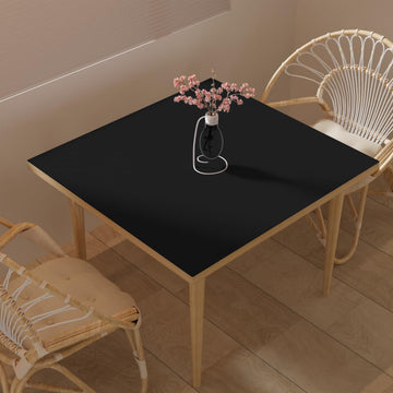 Zinkooat Desk Cover Protector - Used for Square Table Waterproof and Easy to Clean Good Flatness Easy to Used for Dining Table(Black+Gray 44x44)