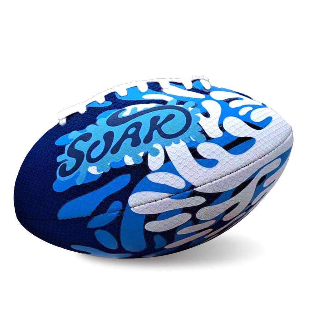 SOAK 9-Inch Water Football – Waterproof Foam Ball for Pool, Beach & Lake Games, Kids Ages and Adults, Outdoor Family Toy