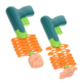 2pcs Retractable Fist Toy Indoor Playset Extendable Arm Grabber Toys Grabber Kidcraft Playset Hand Grabber Tool Retractable Trick Office Plastic Telescopic Spring