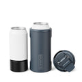 BrüMate Hopsulator Trio 3-in-1 Insulated Can Cooler for 12oz / 16oz Cans + 100% Leak Proof Tumbler with Lid | Insulated for Beer, Soda, and Energy Drinks