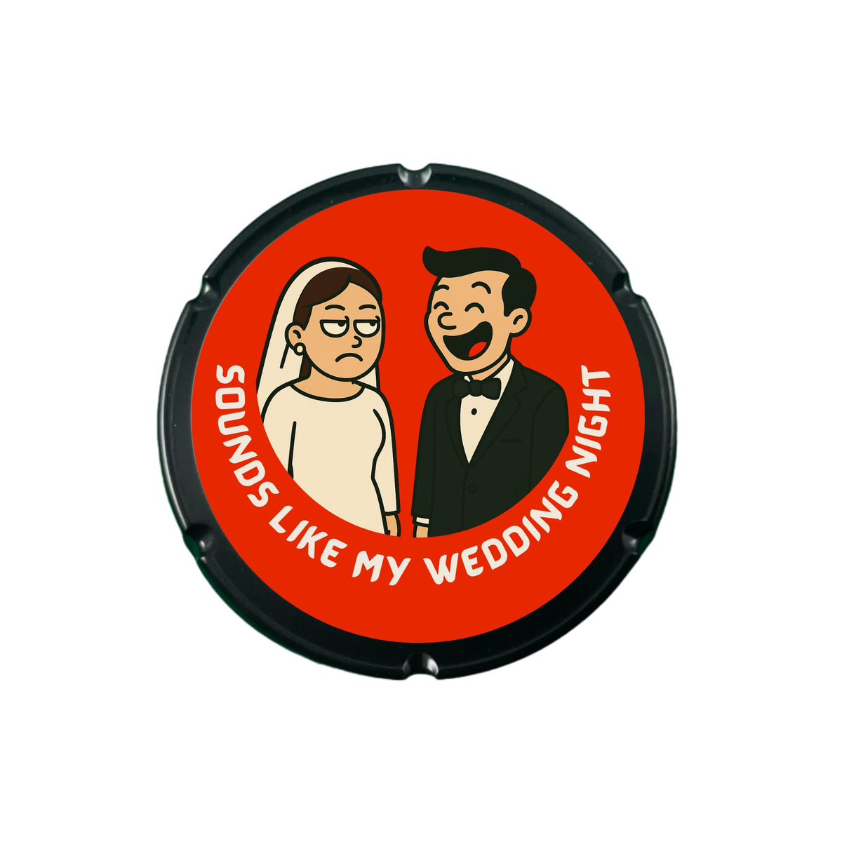 Trebisky Sounds Like My Wedding Night Joke Gag Button, Funny Dad Joke Buzzer, Gag Gift applies to Everything (Sounds Like My WN)