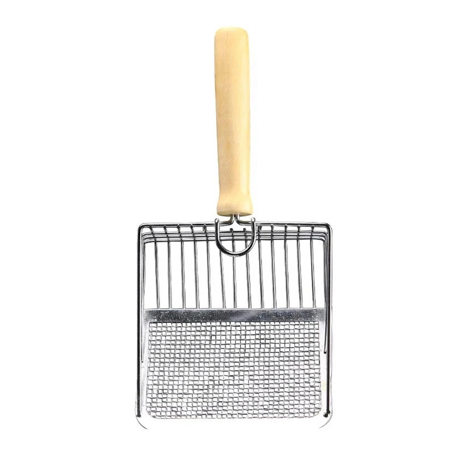 1pcs Cat Litter Shovel Wooden Handle Kitten Scoop Cats Toilet Cleaning Tool