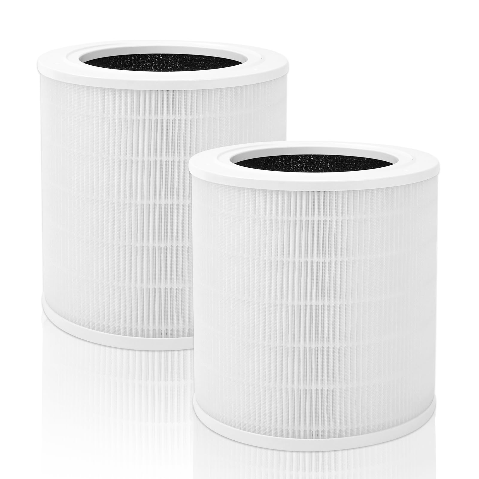 A2001 Replacement Filter Compatible with A2001 air Purifier, 3-in-1 High efficiency activated carbon Filter,2PACK,White