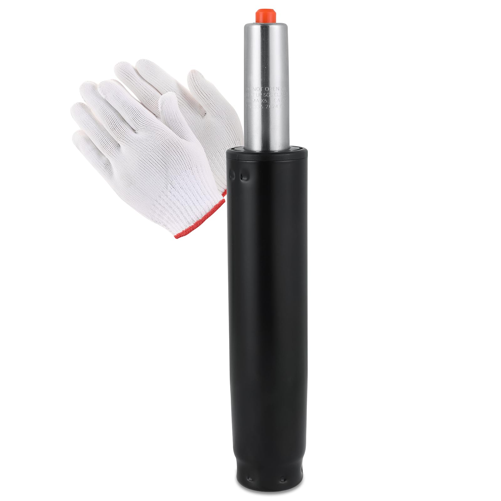 Flkqc Universal Office Chair Gas Lift Cylinder Replacement, 4.7" Long Stroke Gas Lift, Heavy Duty Gas Lift Hydraulic/pneumatic Piston for