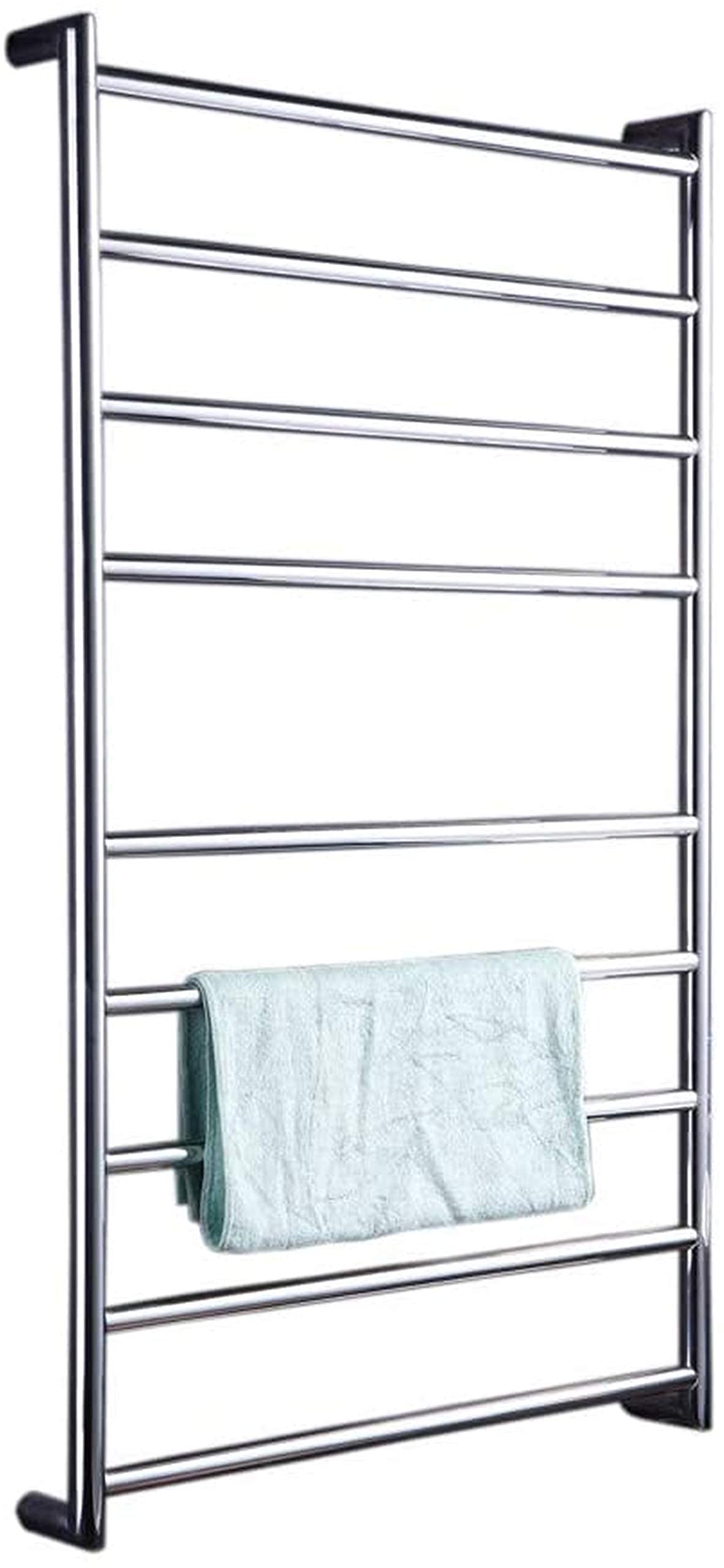 Heated Towel Rail Rails Towel Warmer,Towel Warmer, Electric Towel Rack Stainless Steel Wall Mounted Hardwired and Plug in Towel Heater Easy to Install Bathroom Accessories (Size :