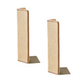 SHENGOCASE 2-Pack Sofa Corner Cat Scratching Post, 23.6" Tall, Sisal, Replaceable Scratch Pad Mat, Couch Protector