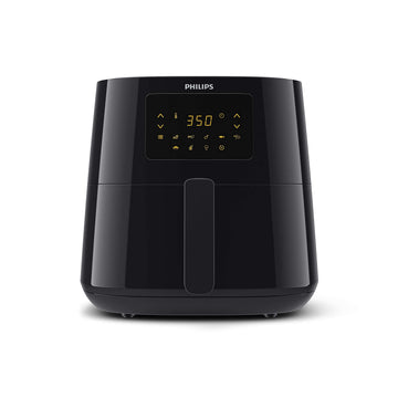 Philips Kitchen Appliances Essential XL 2.65lb/6.2L Capacity Digital Airfryer with Rapid Air Technology, Easy Clean Basket, Black- HD9270/91 (Renewed)