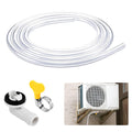 3ft Air Conditioner Drain Hose, Portable AC Drain Hose Elbow Fitting(3/5 inch), Durable Drain-Hose Window Air Conditioner Drain-Kit for Window AC and Mini Split Units