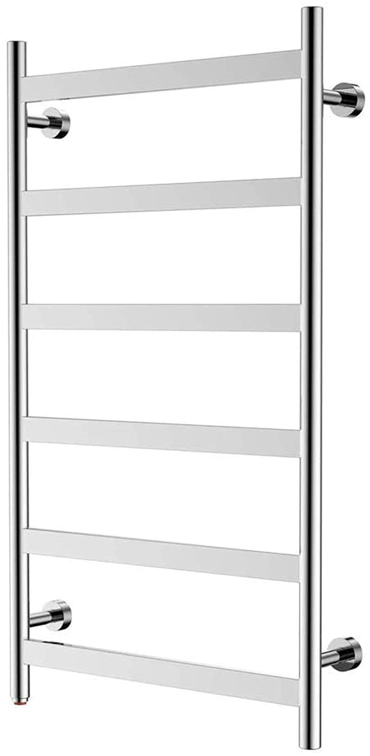 LUNEZY Heated Towel Rail Rails Towel Warmer, Electric Towel Drying Rack for Bathroom, Electric Towel Warmer, Mirror Polished, Bright As Mirror, Easy to Install, 115W (Size : Plugin)