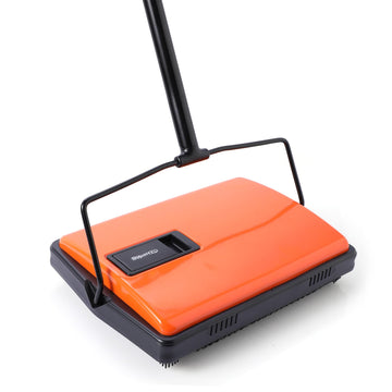 CLEANHOME Manual Carpet Sweeper For Pet Hair and Dust Remove