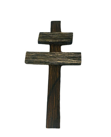 Zoeartcrafts Caravaca Cross Sacred Wood 12x6 inches
