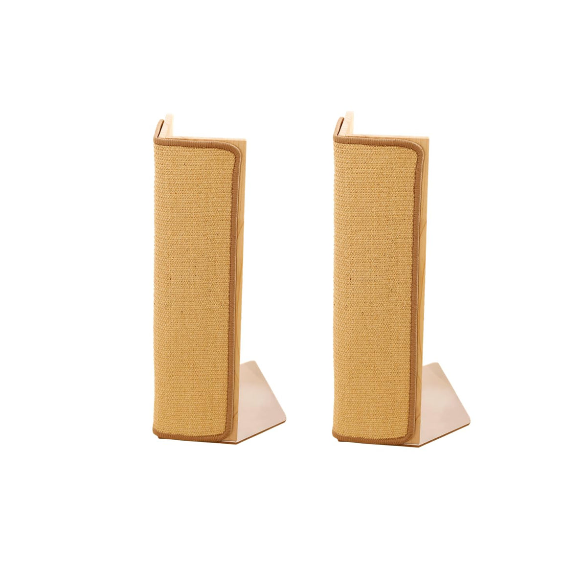 SHENGOCASE 2-Pack 24.5" Tall Sofa Couch Corner Cat Sisal Scratcher, Scratching Post,Scratch Post, Couch Protector, Replaceable Scratch Pad Mat
