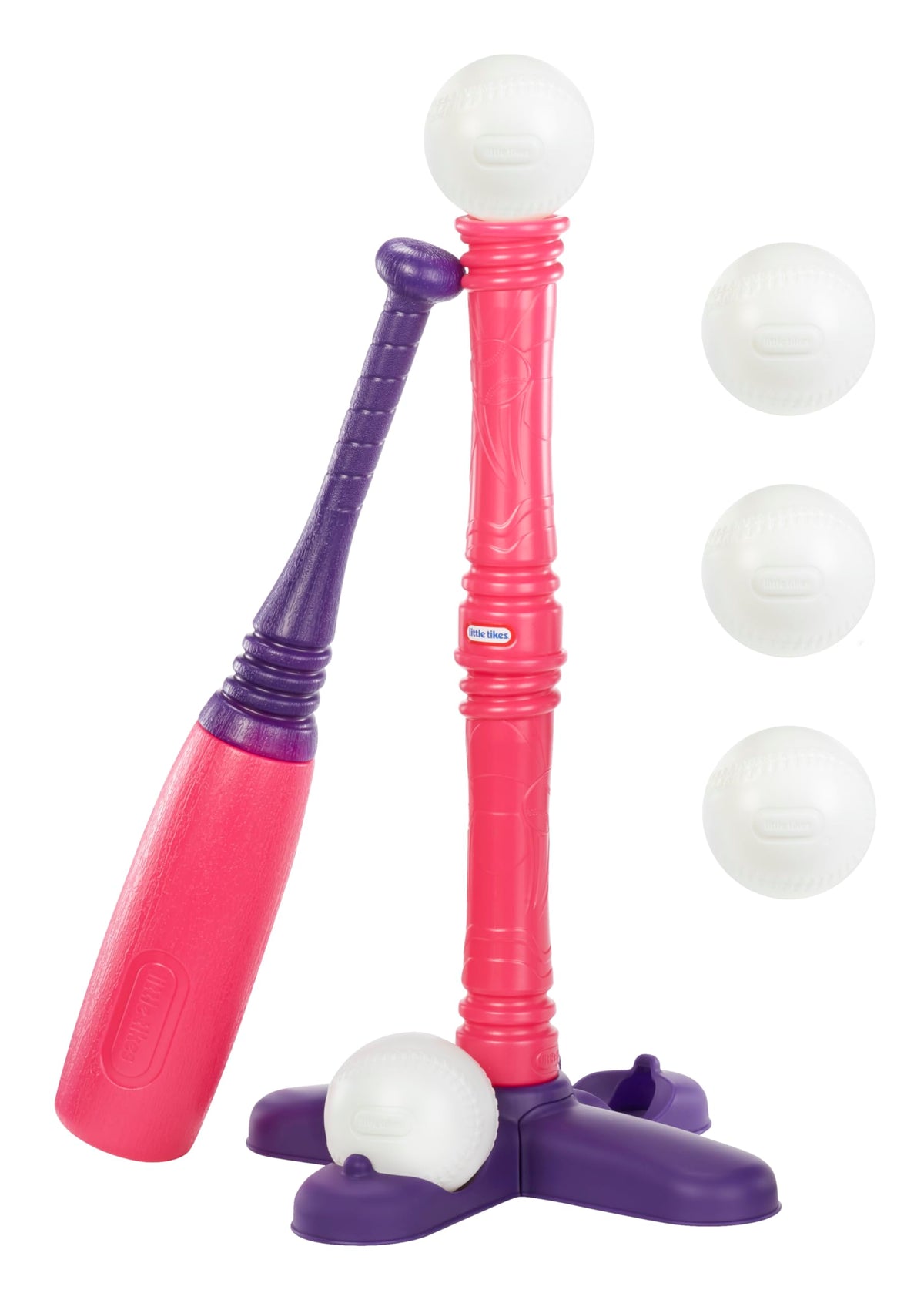 Little Tikes T-Ball Set, Pink, 5 Balls, for Toddlers Ages 18+ Months – Fanci Exclusive
